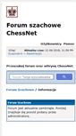 Mobile Screenshot of forum.chessnet.pl